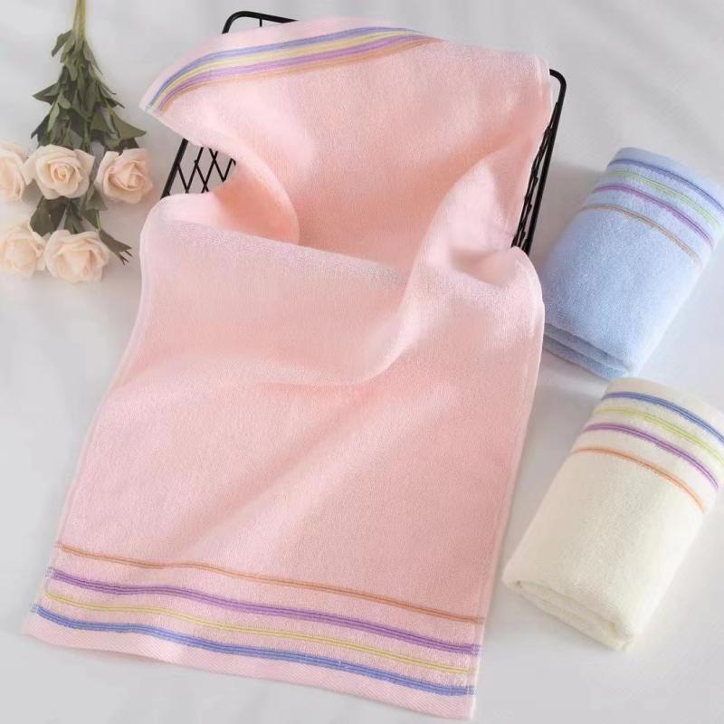 梦丝洛MSL-3070彩段全棉毛巾（单位：条） 混色